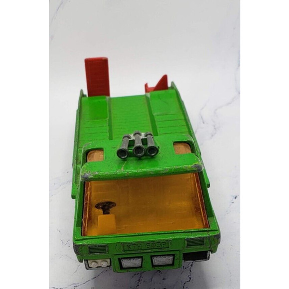 Matchbox 1977 Super Kings Auto Transport Vehicle Green with 5 Spoke Wheels - Picture 2 of 8